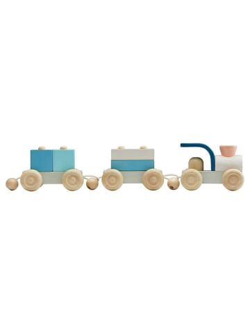 Plan Toys Trein met stapelwagen - vanaf 12 maanden