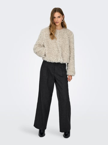 JDY Kunstpelzjacke "NEO" in Beige