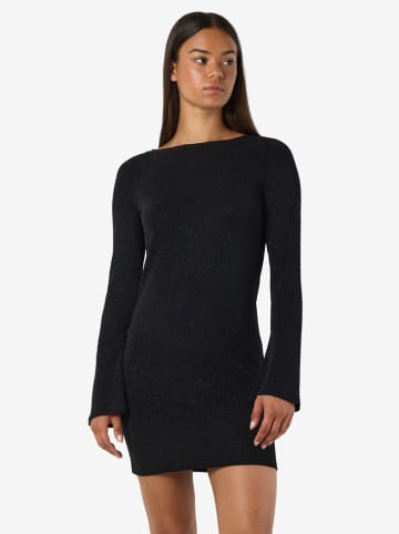 Noisy may Kleid in Schwarz/ Silber
