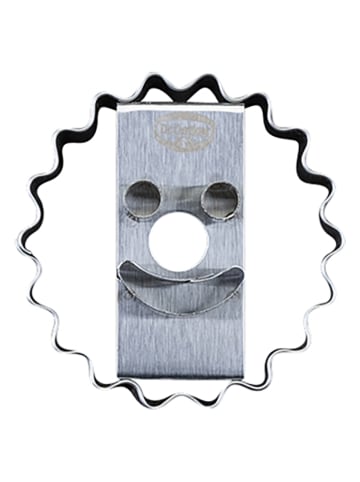 Dr. Oetker 3er-Set: Plätzchen-Ausstecher "Linzer Plätzchen - lachendes Gesicht"