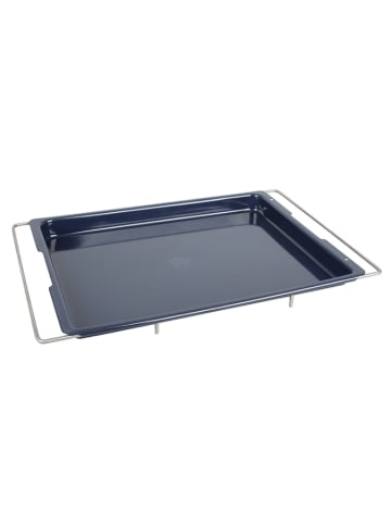 Dr. Oetker Backblech "Back Liebe" in Dunkelblau - (B)52 x (T)33 cm