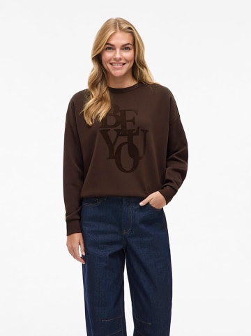 Vila Sweatshirt in Braun