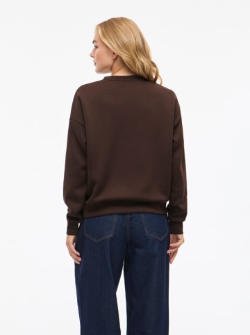 Vila Pullover "Vireflect" in Braun