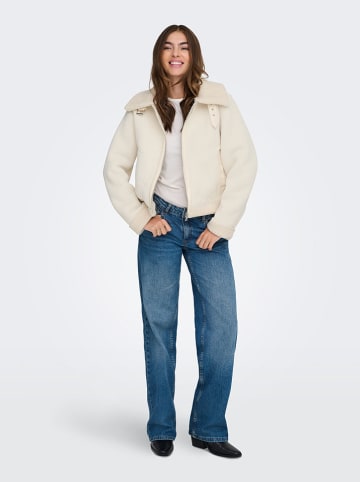 ONLY Teddyfelljacke "ONLKINGSTON" in Creme
