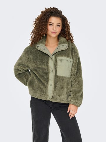 ONLY Kurtka polarowa w kolorze khaki