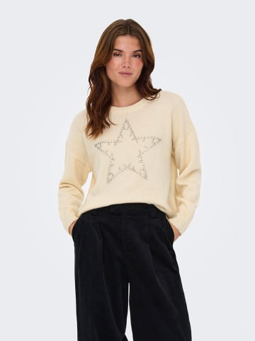 ONLY Sweter w kolorze beżowym
