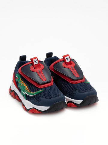 Bull Boys Slipper "T-Rex" in Rot/ Schwarz