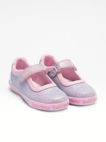 Lelli Kelly Pantoffels "Milly" paars/lichtroze/turquoise