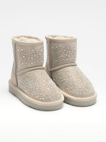 Lelli Kelly Leder-Winterboots "Olicia" in Beige