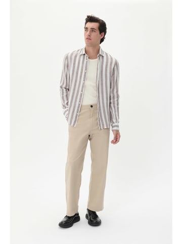 Matinique Hemd in Creme/ Beige