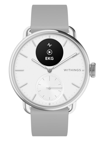 WITHINGS Smartwatch "ScanWatch 2" in Silber/ Grau