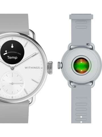 WITHINGS Smartwatch "ScanWatch 2" in Silber/ Grau