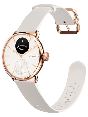 WITHINGS Smartwatch "ScanWatch 2" in Gold/ Weiß