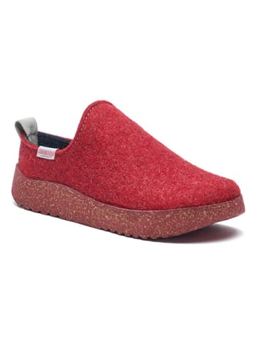 Comfortfusse Kapcie w kolorze czerwonym