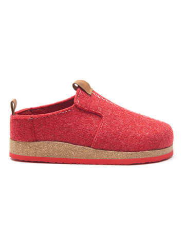 Comfortfusse Hausschuhe in Rot