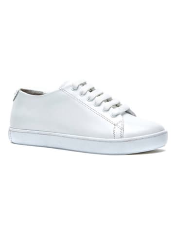 Comfortfusse Skórzane sneakersy w kolorze białym