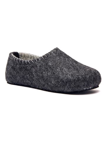 Comfortfusse Kapcie w kolorze ciemnoszarym
