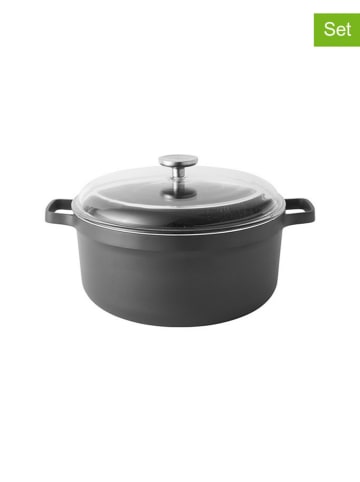 BergHOFF 2-częściowy zestaw w kolorze czarnym - Ø 28 cm
