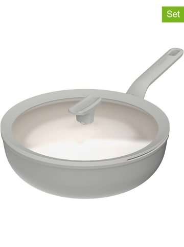 BergHOFF 2-częściowy zestaw "Balance" w kolorze jasnoszarym - Ø 28 cm