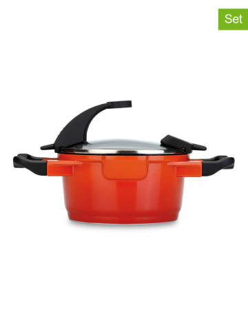 BergHOFF 2-delige set: pan met deksel zwart - Ø 16 cm