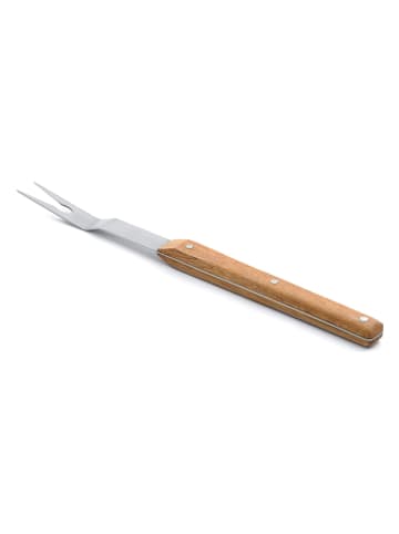 BergHOFF Fleischgabel in Silber/ Natur - (L)43 cm