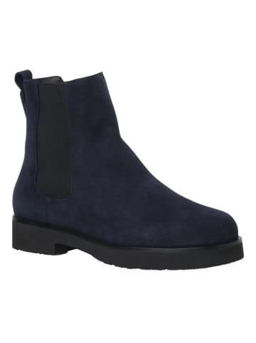 HASSIA Leder-Chelsea-Boots "Verona" in Dunkelblau