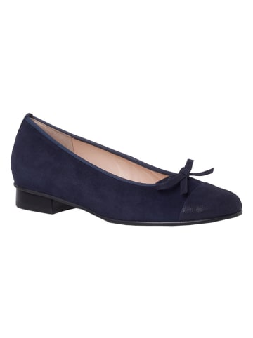 HASSIA Leder-Ballerinas "Prato" in Dunkelblau