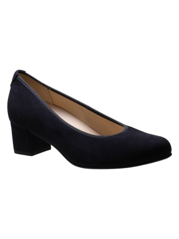 HASSIA Leder-Pumps "Florenz" in Dunkelblau