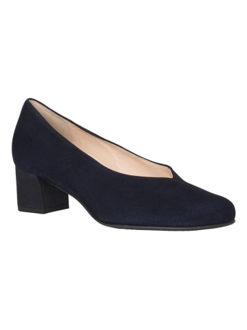 HASSIA Leder-Pumps "Florenz" in Dunkelblau