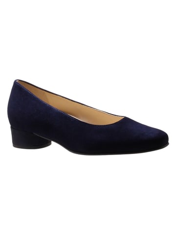 HASSIA Leder-Ballerinas "Roma" in Dunkelblau