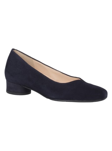 HASSIA Leder-Ballerinas "Roma" in Dunkelblau