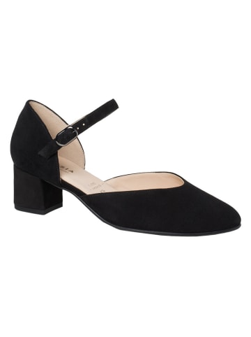 HASSIA Leder-Spangenpumps "Capri" in Schwarz