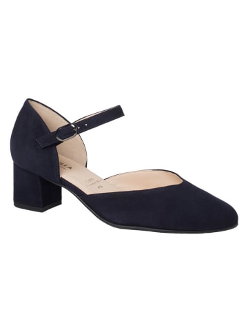 HASSIA Leder-Pumps "Capri" in Dunkelblau
