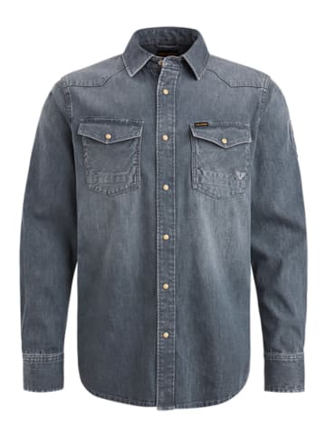 PME Legend Spijkerblouse blauw