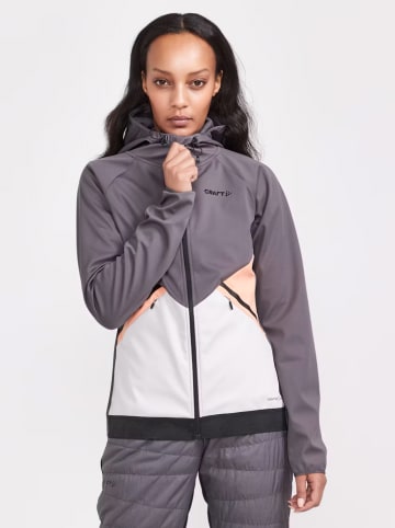 Craft Trainingsvest "Core Glide" grijs/wit/abrikooskleurig