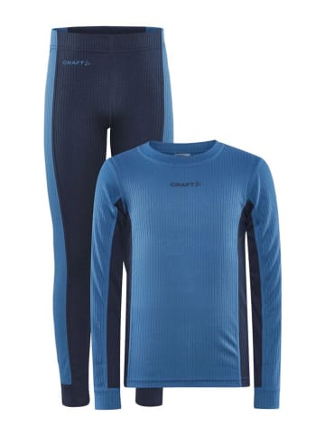 Craft Funktionswäscheset "Core Dry Basela" in Blau/ Dunkelblau