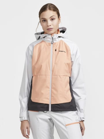 Craft Funktionsjacke in Beige/ Weiß