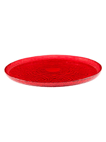 Trendy Kitchen by EXCÉLSA Dessertbord "Red Arabesque" rood - Ø 21 cm