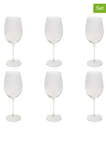 Trendy Kitchen by EXCÉLSA 6er-Set: Gläser "Bordolino" in Transparent - 540 ml