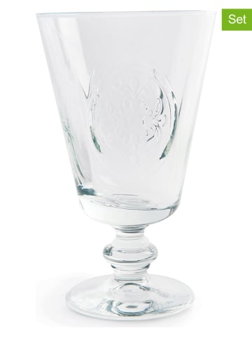 Trendy Kitchen by EXCÉLSA 6-delige set: wijnglazen "Victoria" transparant - 350 ml