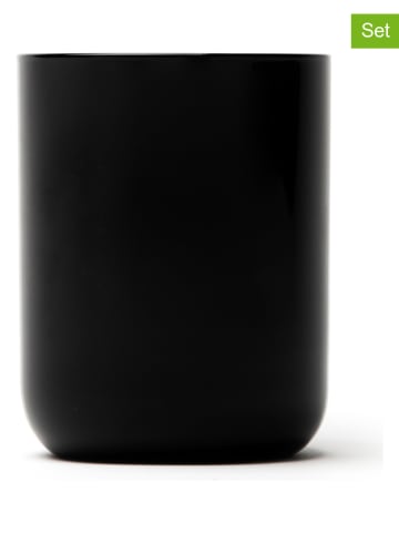 Trendy Kitchen by EXCÉLSA 6er-Set: Gläser "Nordic" in Schwarz - 350 ml