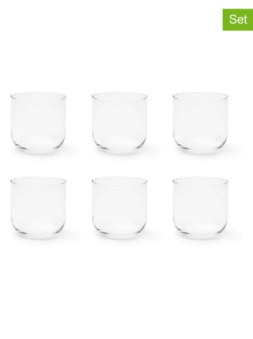 Trendy Kitchen by EXCÉLSA 6er-Set: Gläser "Berlino" in Transparent - 380 ml