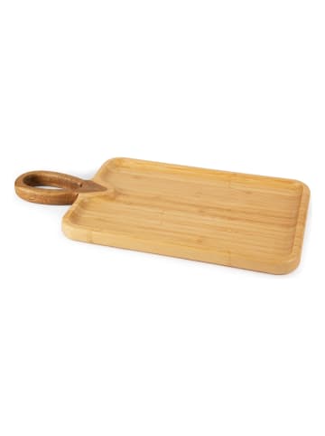 EXCELSA Schneidebrett "Eco Living" in Natur - (L)30 x (B)20 cm