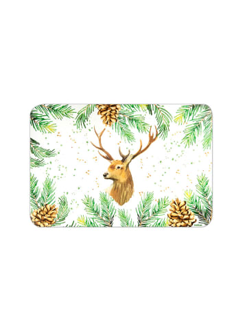 Trendy Kitchen by EXCÉLSA Tischset "Nordic Deer" in Grün/ Hellbraun - (L)43,5 x (B)29 cm