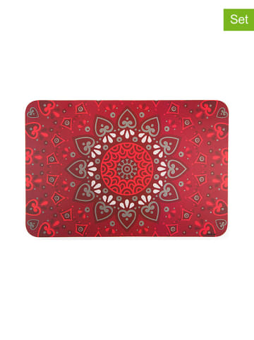 Trendy Kitchen by EXCÉLSA 6er-Set: Tischsets in Rot - (L)43 x (B)29 cm