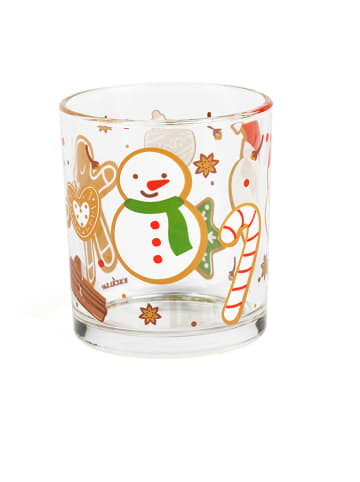 Trendy Kitchen by EXCÉLSA 6-delige set: glazen "Wonderful Ginger" lichtbruin/rood - 250 ml