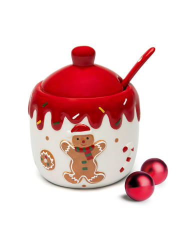 Trendy Kitchen by EXCÉLSA Cukierniczka "Wonderful Ginger" w kolorze czerwono-jasnobrązowym - wys. 11,5 cm