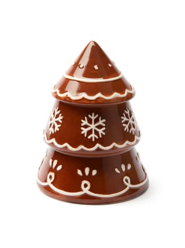 Trendy Kitchen by EXCÉLSA Keksdose "Wonderful Ginger" in Hellbraun - (B)12 x (H)16,5 x (T)12 cm