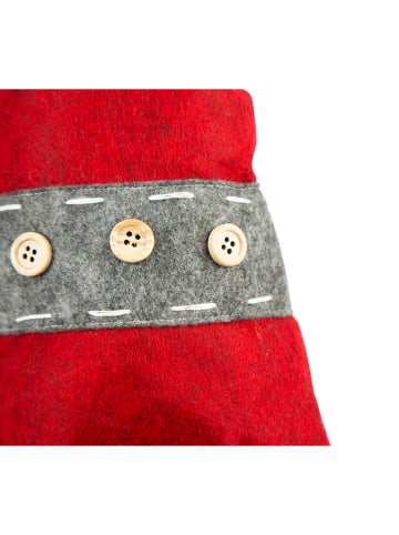 Trendy Kitchen by EXCÉLSA Figurka dekoracyjna w kolorze czerwono-szarym - wys.56 cm