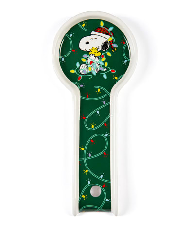 Trendy Kitchen by EXCÉLSA Löffelablage "Peanuts Shiny & Bright" in Grün - (B)25,5 x (H)2,3 cm